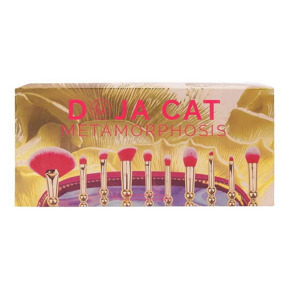 NIB - BH COSMETICS - DOJA CAT METAMORPHOSIS 10 Piece Brush Set with Bag - Picture 12 of 16